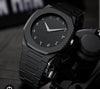 Full Black Aura Quartz Watch for Men – Lightweight Analog Wrist Watch | Stylish Watch for Boys in Pakistan