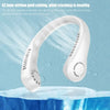 X5 Leafless Hanging Neck Fan – Portable USB Rechargeable Neck Fan with Adjustable Band (3 Speeds)